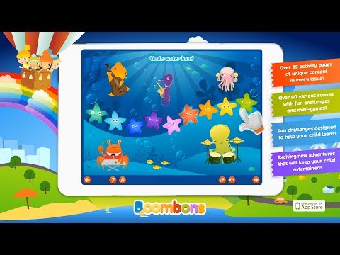 Boombons - an iPad interactive magazine, best educational games for kids