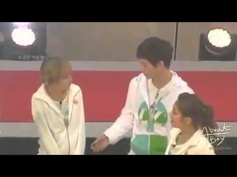 [Fancam] 100307 Junho(2PM)& Jessica(SNSD) - Dream Team Recording