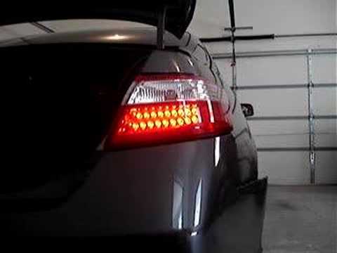 Camry LED tail light brake