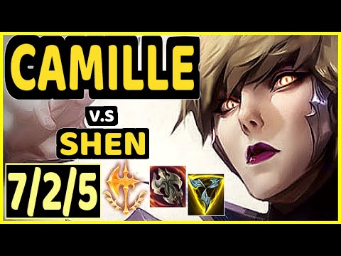 DOXY (CAMILLE) vs SHEN - 7/2/5 KDA TOP GAMEPLAY - EUW Ranked MASTER