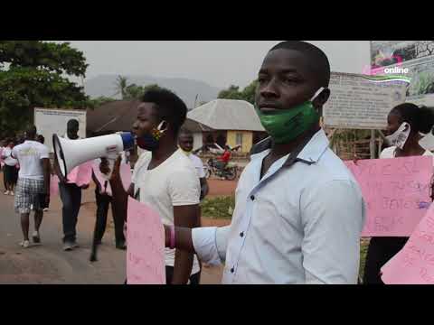 Walk to End SGBV, Discrimination and Covid19 From Makeni to Binkolo Led by Munafa M'patie Federation