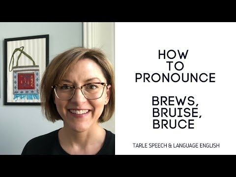 How to Pronounce BREWS 🍻 BRUISE 🤕& BRUCE 👦 - American English Pronunciation Lesson
