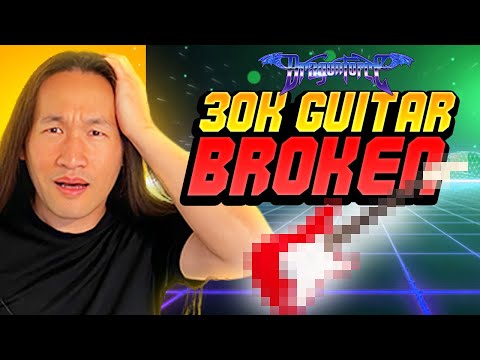 How I Broke a $30k Guitar! :(