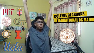 College Decision Reactions 2022 | Indian International | CS | MIT, Cornell, UCB, UT Austin, CMU...