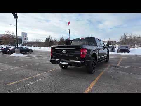 2023 Ford F-150 XLT 4WD SuperCrew 5.5' Box in Black for sale at Aurora Toyota in Aurora, ON