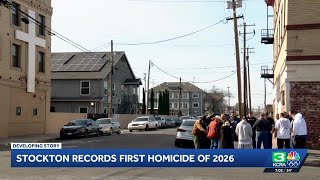 33-year-old man killed in Stockton shooting, city's first homicide of 2026