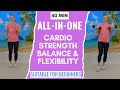 40 Min Full Body At Home Workout Cardio Strength Balance Stretching