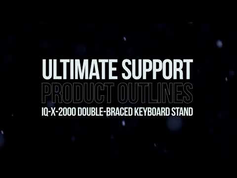Ultimate Support Product Outlines - IQ-X-2000 Double-Braced IQ Series® Keyboard Stand