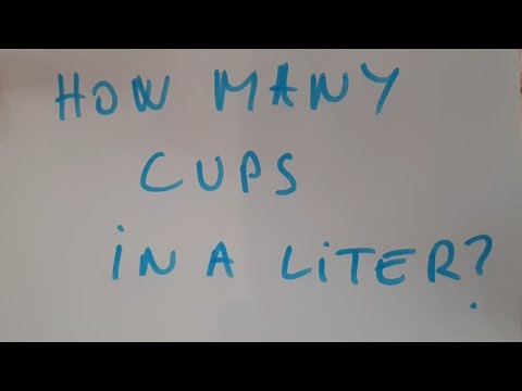 1st YouTube video about how many liters is 8 cups