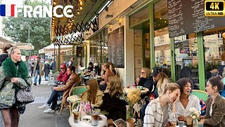 4 October 2025 PARIS 🇫🇷 FRANCE 4K HDR WALK|PARIS BUSY WALK TOUR |🍂🍁AUTUMN WALK |HIDE PLACE IN PARIS