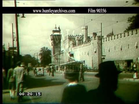 Cardiff in the 1930's -- Film 90356