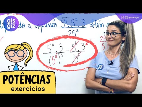 PROPRIEDADES DAS POTÊNCIAS EXERCÍCIOS | \Prof. Gis/