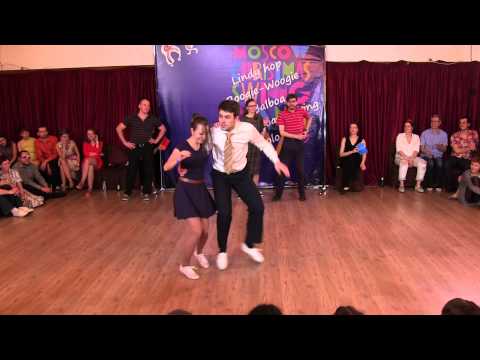 Jitterbug Knock-Out Quaterfinals — Alexey and Maria vs Valentin and Marina. MXDC 2015