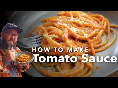 How to Make Tomato Sauce from Scratch | Classic Italian-Style Recipe with Chef Tom