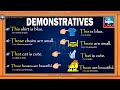 ADJETIVOS Y PRONOMBRES Demostrativos En  Ingles – DIFERENCIA demonstrative adjectives and pronouns