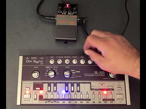 Din Sync RE-303 Analog Acid Machine Black/Silver Bild 6