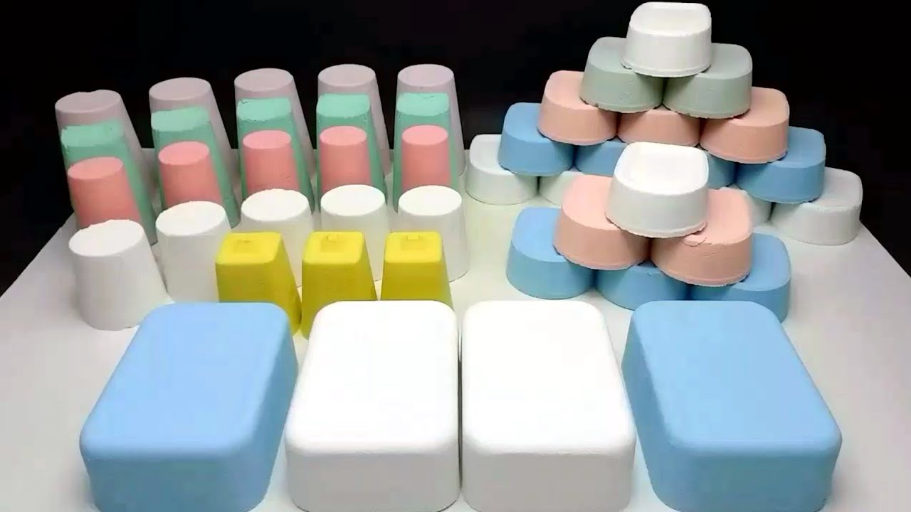 satisfying video | ASMR crushing Baking Soda for Relaxing