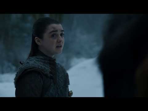 Game Of Thrones 8x04 - Bran Told Arya and Sansa about Jon