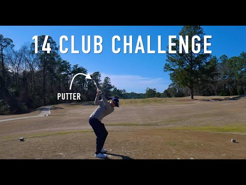 How Many Holes Can I Play Using Each Club Once!? 14 Club Challenge| Bryan Bros Golf