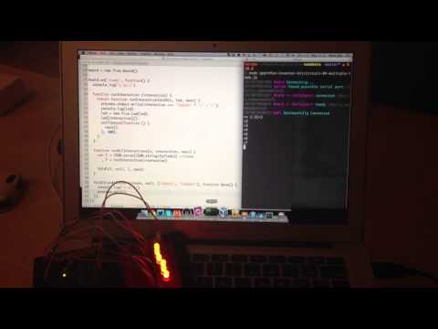Functional Programming with Nodejs, JohnnyFive and Sparkfun