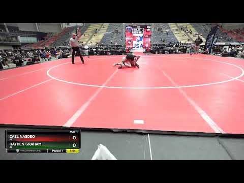 126 Lbs Champ. Round 2 - Cael Nasdeo, PA Vs Hayden Graham, AL Ca59