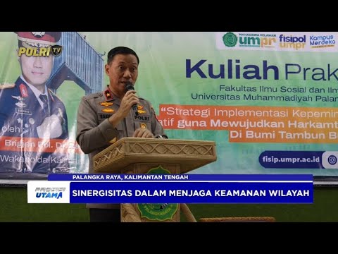 WAKAPOLDA KALTENG PAPARKAN STRATEGI KEPEMIMPINAN KOLABORATIF DI FISIP UMPR