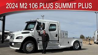 A preview image of the linked video showcasing 2024 Freightliner M2 106 Plus Summit Hauler