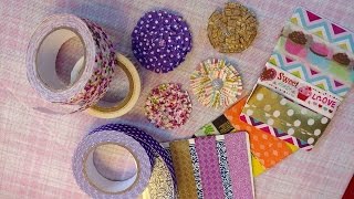 Washi Tape Flowers with a Twist