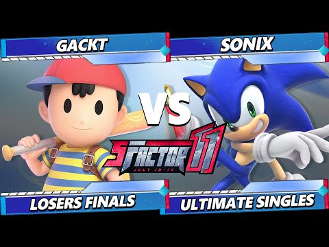 S Factor 11 Losers' Finals - Gakuto (Ness) vs. Sonix (Sonic) Smash Bros. Ultimate - Smash