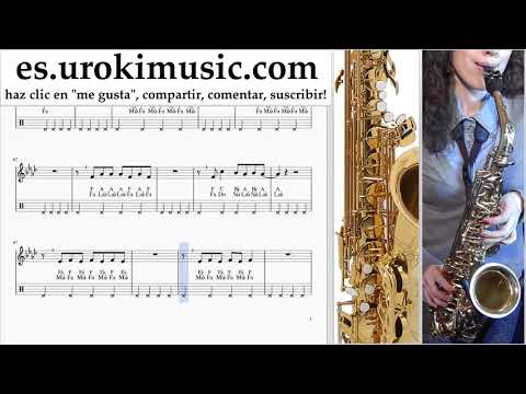 Tutorial de Saxofon (tenor) Ed Sheeran - BLOW Clases Notas um-i927