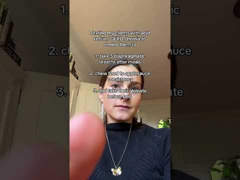 3 Key Tips to Stop #AcidReflux / #GERD👇#heartburn #hiatalhernia #guthealth #shorts #ibs #dietitian