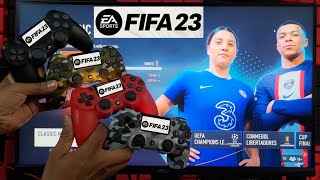 PS4 : How to play FIFA23 Local Co-Op - Multiplayer in PS4 & add 4 Controller