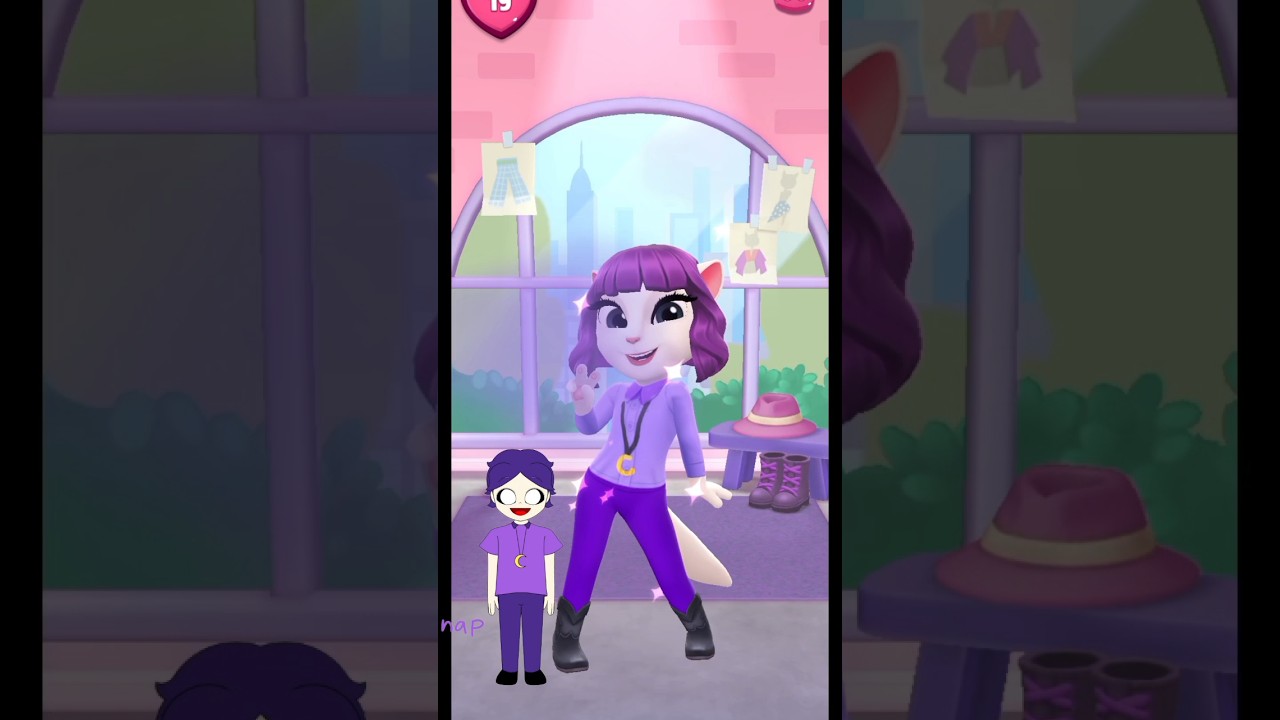 Catnap transformation  MyTalking Angela 2 # Cosplay #transformation