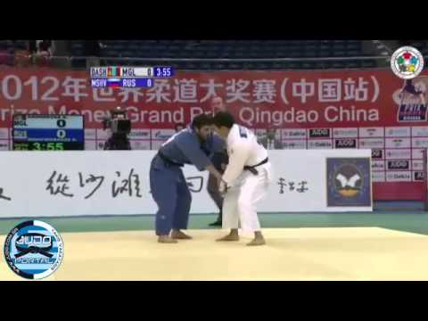 Judo Grand Prix Qingdao 2012 Semifinal -60kg DASHDAVAA (MGL)-MSHVIDOBADZE (RUS)