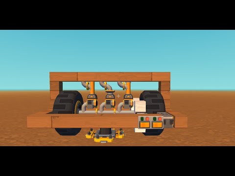 КАК ПОСТРОИТЬ СТАБИЛЬНЫЙ ПОРШНЕВОЙ ДВИГАТЕЛЬ С КОЛЁСАМИ В Scrap Mechanic