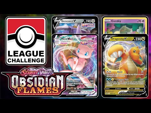 ROUND 1:  Mew VMAX vs Dragonite/Lost Box - Obsidian Flames Pokemon TCG League CHALLENGE 2024