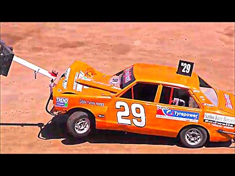 Junior B Sedans King of the Skidz Heat 2 Laang Speedway 17-1-2016