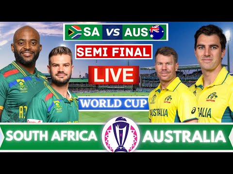 🔴Live South Africa vs Australia World Cup Match Score | Live Cricket Match Today #livescore #savsaus