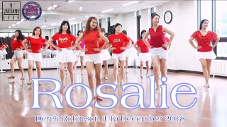 Rosalie Line Dance Demo(High Beginner)