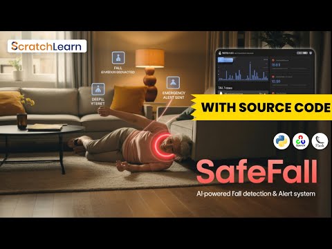 Safe Fall Detection System Using Python Opencv Deep Learning Project Source Code