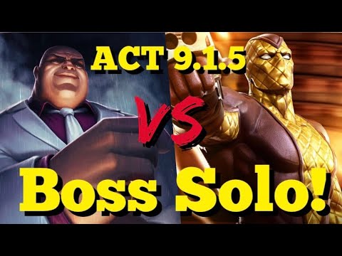 MCOC - ACT 9.1.5 - Kingpin Vs Shocker - Boss Solo!