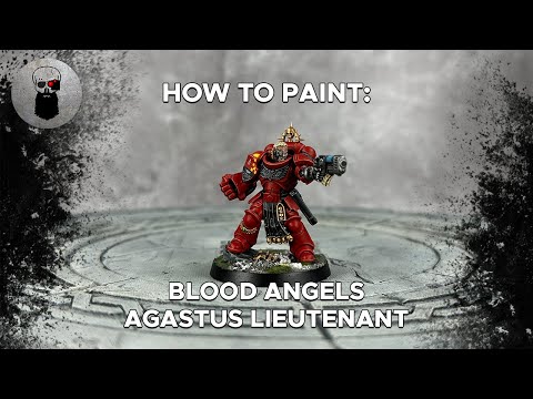 Contrast+ How to Paint: Blood Angels Agastus Lieutenant