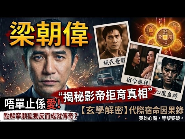 🕯️「寧願絕後都唔敢做老豆！」梁朝偉十歲遭父拋棄，一生逃唔出嘅心魔因果…點解佢寧願孤獨終老？｜#代際創傷#原生家庭#心理分析#佛家因果#名人故事#廣東話