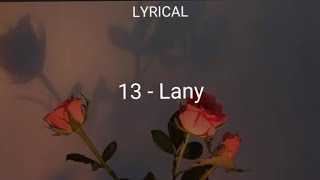 13 - Lany (Lyrics)