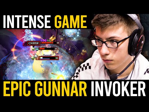 INTENSE BATTLE!! RANK 24 GUNNAR INVOKER vs STORM SPIRIT - EPIC HIGH MMR GAMEPLAY | Dota 2 Invoker