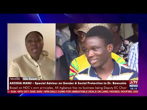 Based on NDC's own principles, Afi Agbenyo has no business being Deputy EC Chair - Akosua Manu