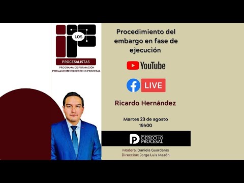 PROGRAMA 50 RICARDO HERNÁNDEZ: Procedimiento del embargo en fase de ejecución