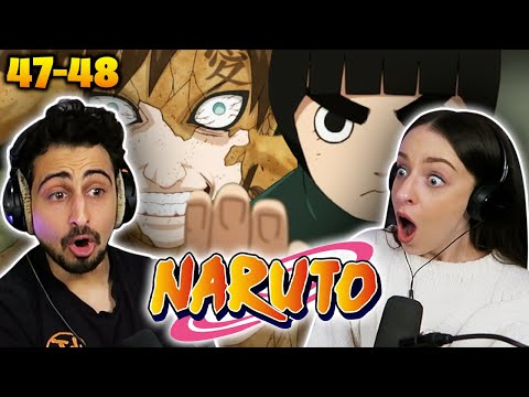 Rock Lee vs Gaara was SO EPIC! 🔥 *NARUTO* Episodes 47 & 48 REACTIONS!