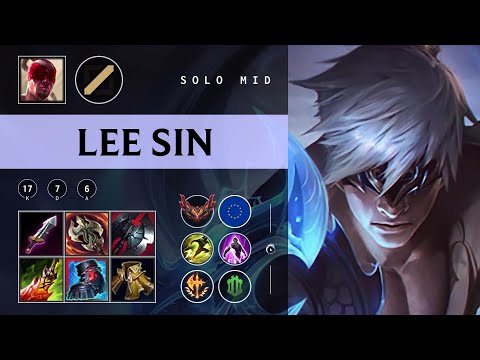 Lee Sin Mid vs Yone - EUW Grandmaster Patch 25.23