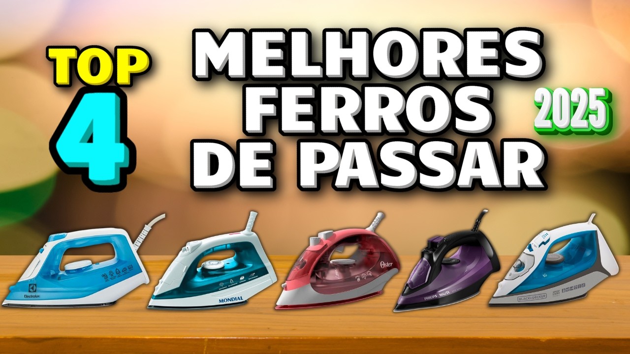 👔 5 Melhores Ferros de Passar a Vapor 2025! 💥 Escolha Ferro de Passar Bom e Barato em 2025!